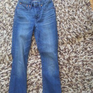 Madewell cali demi boot cut jeans